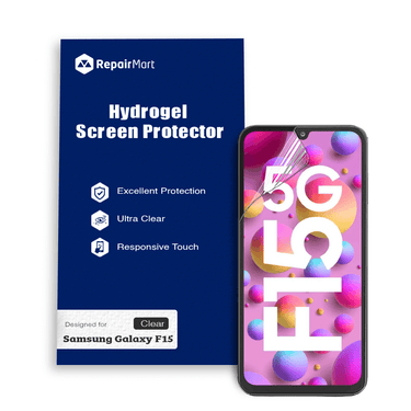 Samsung Galaxy F15 Compatible Premium Hydrogel Screen Protector With Full Coverage Ultra HD